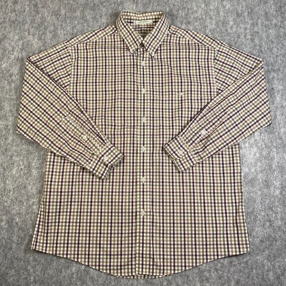 Orvis Shirt Sporting Traditions Mens Size Large Button Up Check Long Sleeve - Picture 1 of 9